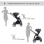 Детская коляска Sweet Baby Elegante 2 в 1 Chrome Black