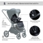 Детская коляска Sweet Baby Elegante 2 в 1 Chrome Black