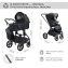 Детская коляска Sweet Baby Elegante 2 в 1 Chrome Black