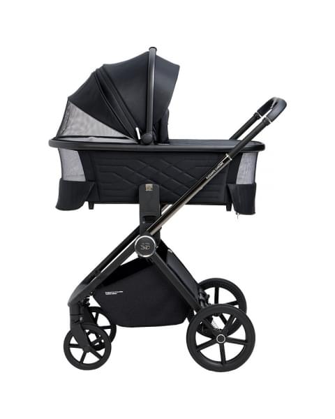 Детская коляска Sweet Baby Elegante 2 в 1 Chrome Black