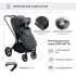 Детская коляска Sweet Baby Elegante 2 в 1 Chrome Grey