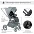Детская коляска Sweet Baby Elegante 2 в 1 Chrome Grey