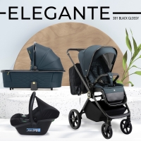 Детская коляска Sweet Baby Elegante 3 в 1 GL Blue