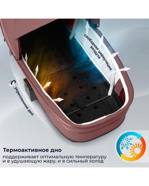 Детская коляска Sweet Baby Elegante Therma SBL 2 в 1 Mokka