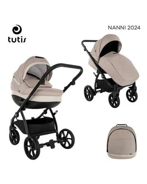 Детская коляска 3 в 1 Tutis Nanni 7 (274) Light Grey