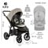 Детская коляска 3 в 1 Tutis Nanni 7 (274) Light Grey