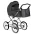 Детская коляска люлька Roan Bass Next Classic d14 1 в 1 RCL273/1 Steel Grey/Chrome