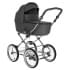 Детская коляска люлька Roan Bass Next Classic d14 1 в 1 RCL273/1 Steel Grey/Chrome