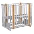 Детская кровать-трансформер Pituso Asti 5 в 1 (маятник поперечный), Белый / Бук