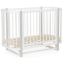 Детская кроватка Bebizaro Fancy маятник продольный 03 WHITE/GRAY купить в Москве на официальном сайте | Цена, каталог