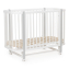 Детская кроватка Bebizaro Fancy маятник продольный 03 WHITE/GRAY купить в Москве на официальном сайте | Цена, каталог