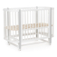 Детская кроватка Bebizaro Fancy маятник продольный 03 WHITE/GRAY купить в Москве на официальном сайте | Цена, каталог