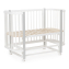 Детская кроватка Bebizaro Fancy маятник продольный 03 WHITE/GRAY купить в Москве на официальном сайте | Цена, каталог
