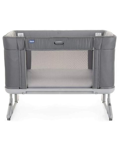 Детская приставная кроватка Chicco Next2Me Forever, Moon Grey (Серый)
