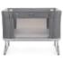 Детская приставная кроватка Chicco Next2Me Forever, Moon Grey (Серый)
