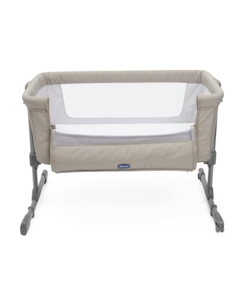 Детская приставная кроватка Chicco Next2me Essential, Dune Re lux (Бежевый)