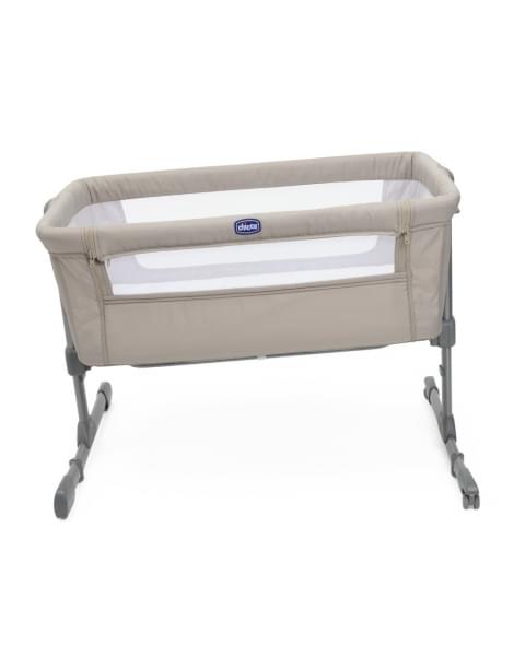 Детская приставная кроватка Chicco Next2me Essential, Dune Re lux (Бежевый)