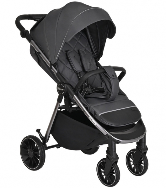 Детская прогулочная коляска Pituso Ruta PU BD206 Dark Grey
