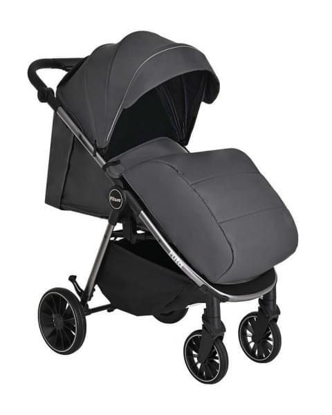 Детская прогулочная коляска Pituso Ruta PU BD206 Dark Grey