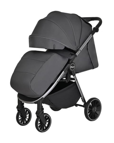 Детская прогулочная коляска Pituso Ruta PU BD206 Dark Grey