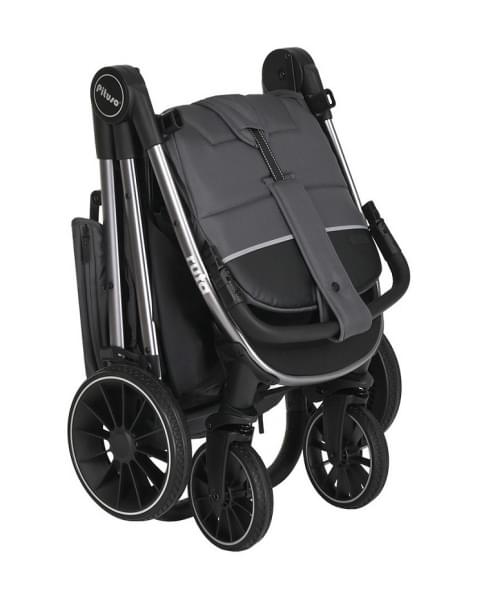Детская прогулочная коляска Pituso Ruta PU BD206 Dark Grey