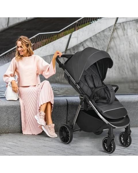 Детская прогулочная коляска Pituso Ruta PU BD206 Dark Grey