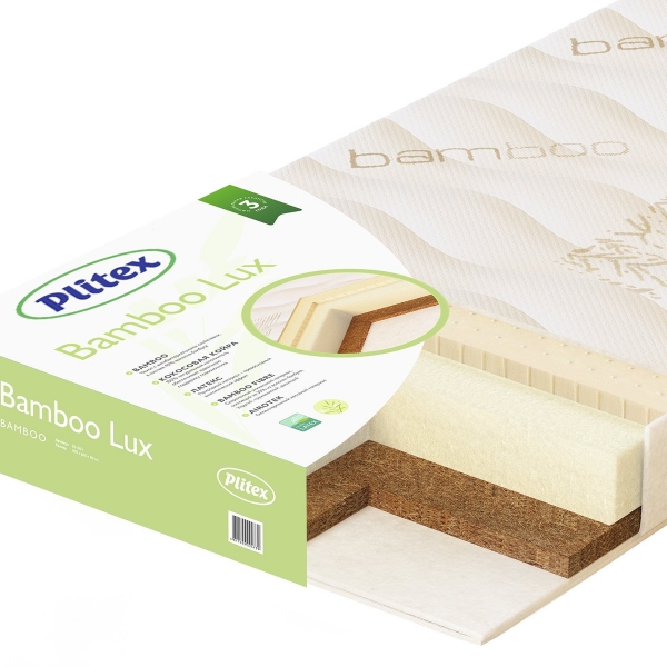 Детский матрас Plitex Bamboo Lux ББ-08/1 119х60х10 см