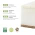 Детский матрас Plitex Bamboo Lux ББ-08/1 119х60х10 см