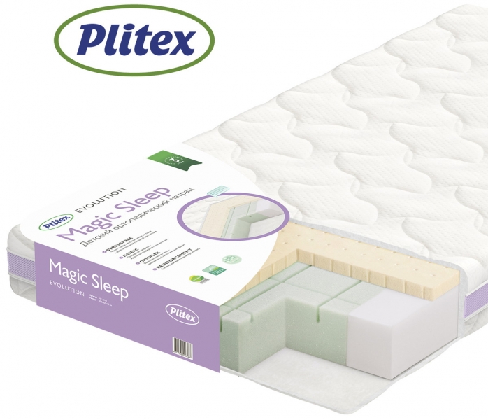 Детский матрас Plitex Magic Sleep МС-119-01 120х60 см