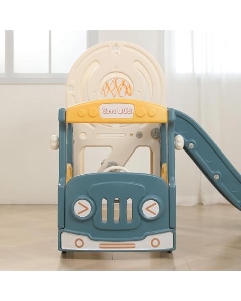 Игровой комплекс с горкой UNIX Kids Bus 171 см Yellow