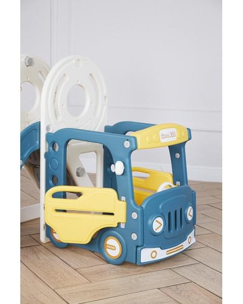 Игровой комплекс с горкой UNIX Kids Bus 171 см Yellow