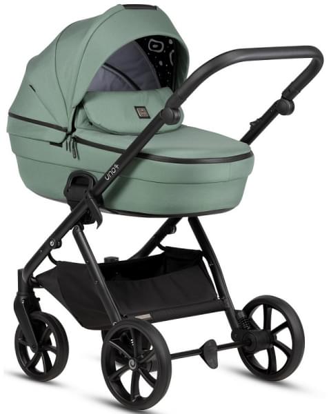 Детская коляска Tutis Uno 6 Plus Essential collection 3 в 1 с автокреслом Elo Lux EduSky Black 1602130 Dark Ivy