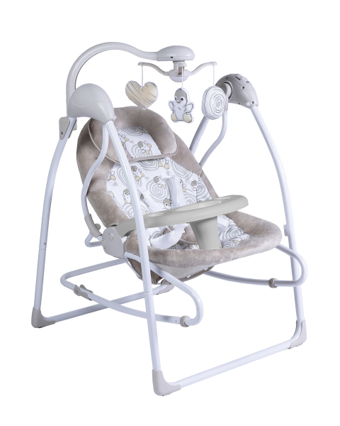 Электрокачели 2в1 Sweet Baby Pure Pinguino Crema