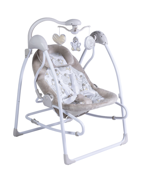 Электрокачели 2в1 Sweet Baby Pure Pinguino Crema
