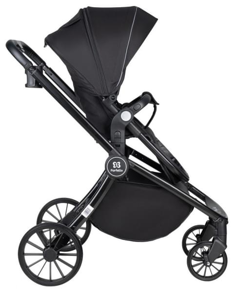 Детская коляска Farfello Baby Shell 3 в 1 2024 чёрный