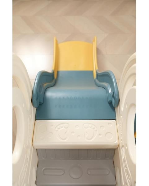 Игровой комплекс с горкой UNIX Kids Bus 171 см Yellow