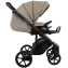 Детская коляска Roan Bass Next Кожа 2.0 3 в 1 с автокреслом Tutis Elo Lux EduSky Black BNL/71/2 Cappucino/Black/ руч.Коричневый