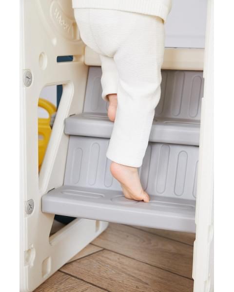 Игровой комплекс с горкой UNIX Kids Bus 171 см Yellow