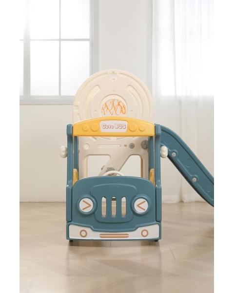 Игровой комплекс с горкой UNIX Kids Bus 171 см Yellow