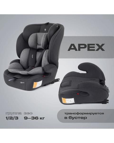 Автокресло Rant Basic Apex ZY27F isofix Grey (9-36 кг)