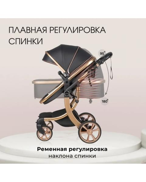 Коляска трансформер Aimile Adventurer черный