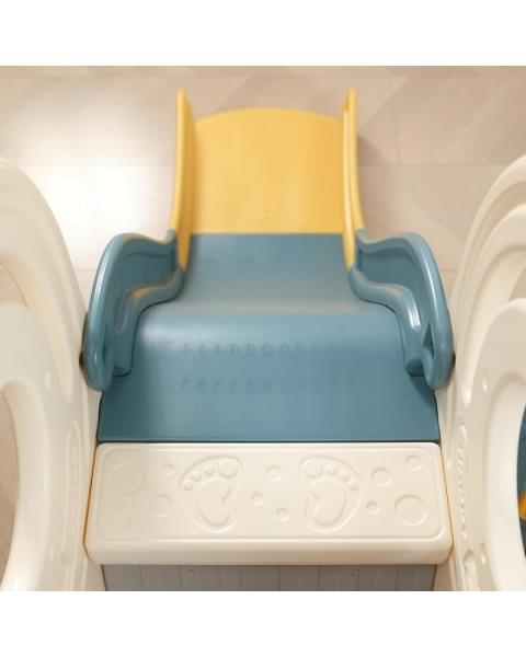 Игровой комплекс с горкой UNIX Kids Bus 171 см Yellow