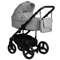 Коляска Indigo LAMAR 2 в 1 (La 06 (св.серая кожа)