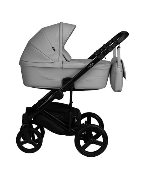 Коляска Indigo LAMAR 2 в 1 (La 06 (св.серая кожа)