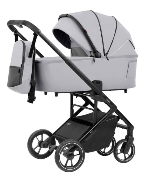 Коляска 2 в 1 Carrello Alfa CRL-6507 / 2024, Feather Grey (Серый)