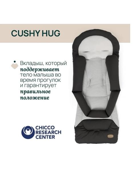 Коляска 2 в 1 Chicco Mysa, Bronze Lizard Re Lux (Коричневый)