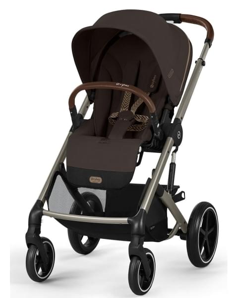 Коляска 2 в 1 Cybex Balios S Lux TPE 2025, Chocolate Brown с дождевиком