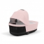 Коляска 2 в 1 Cybex Priam IV Platinum Collection шасси Matt Black, Peach Pink (Розовый)
