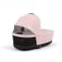 Коляска 2 в 1 Cybex Priam IV Platinum Collection шасси Matt Black, Peach Pink (Розовый)
