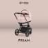 Коляска 2 в 1 Cybex Priam IV Platinum Collection шасси Matt Black, Peach Pink (Розовый)